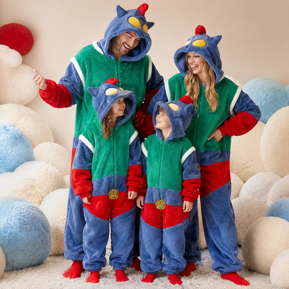 Pyjama polaire famille assortie