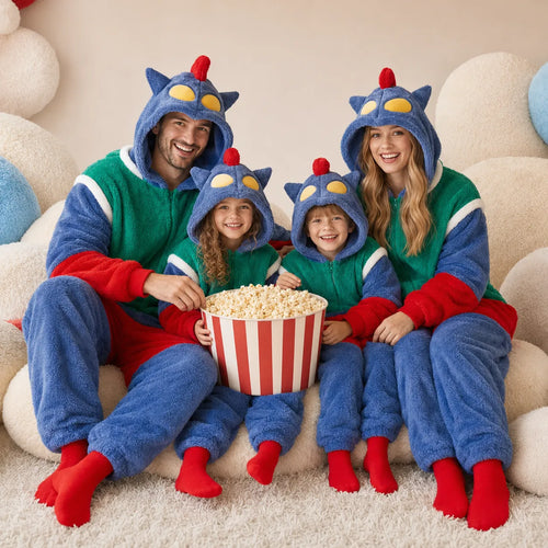 Pyjama polaire famille assortie