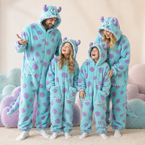 Pyjama polaire en famille assortie