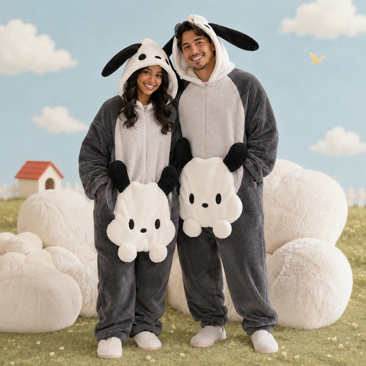 pyajama plaid snoopy