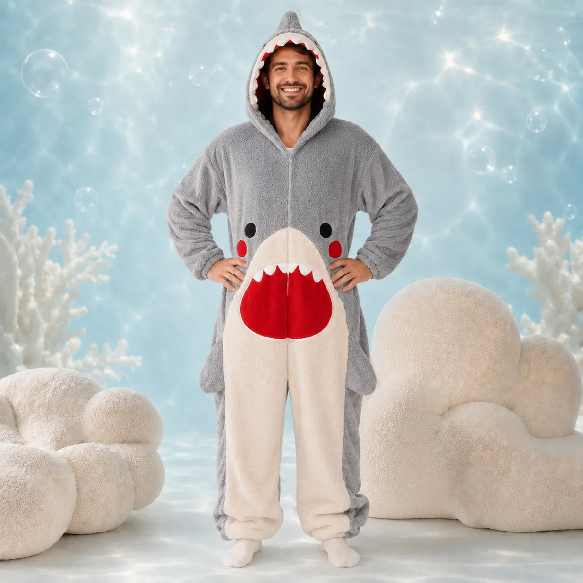 Pyjama plaid Shark requin