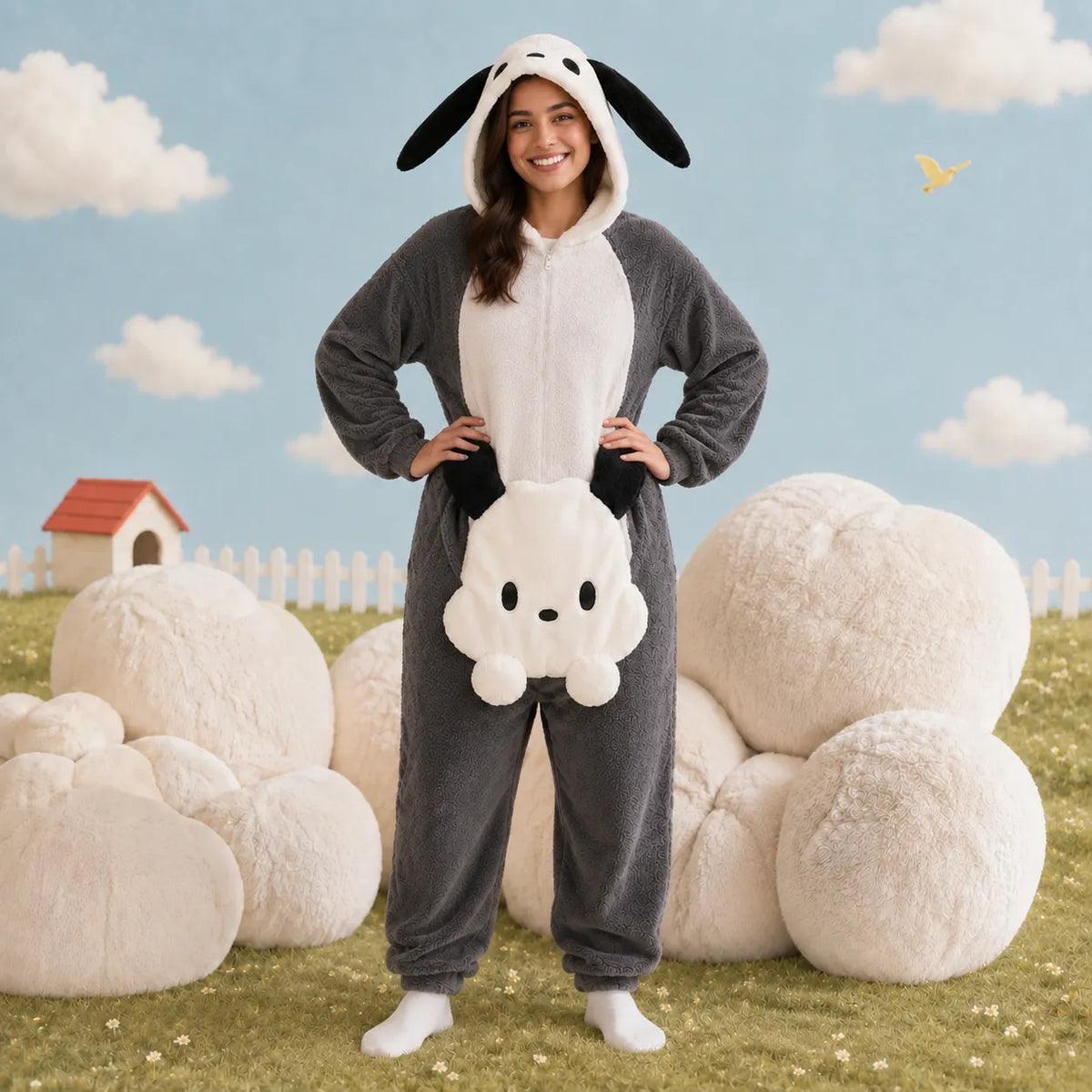 Pyjama plaid snoopy