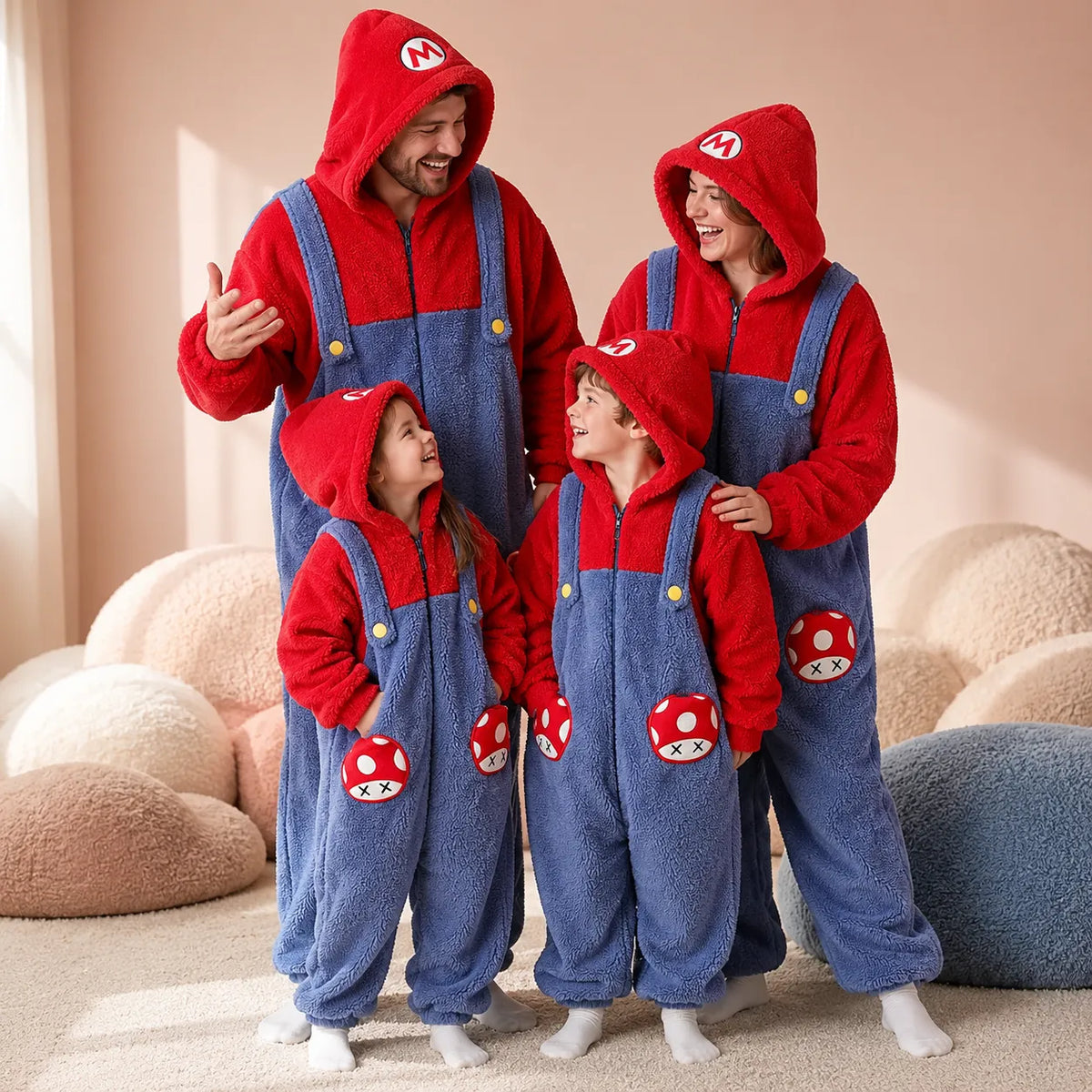 Pyjama polaire en famille assortie