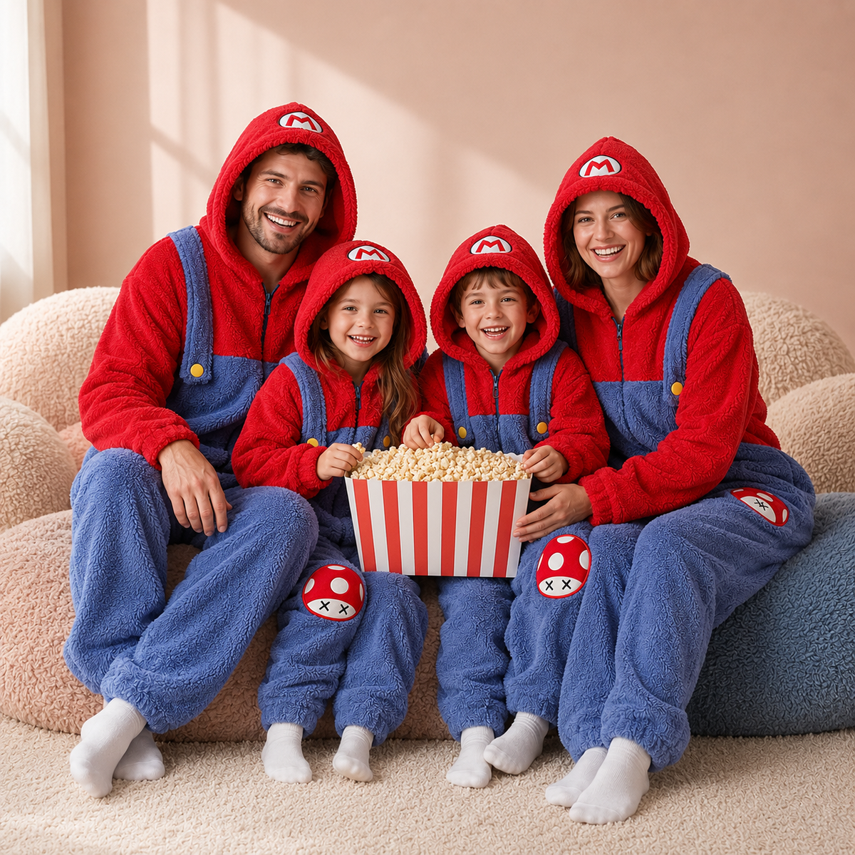 Pyjama polaire en famille assortie