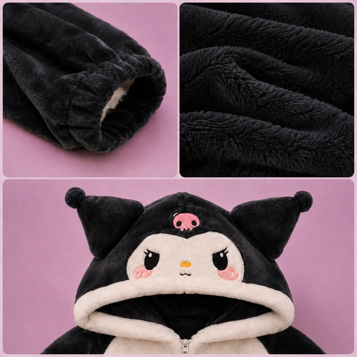 pyjama plaid kuromi