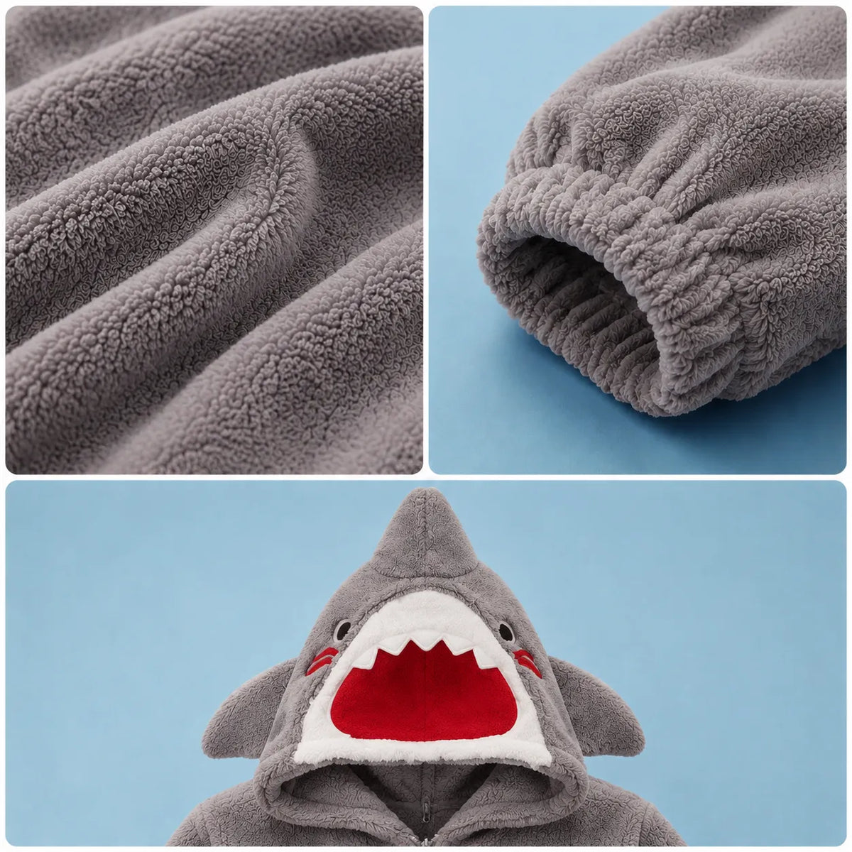 Pyjama plaid shark